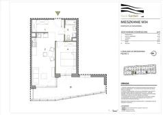2 pokoje, mieszkanie 42,70 m², piętro 3, oferta nr M34, Royal Garden, Rzeszów, Miłocin, ul. Technologiczna