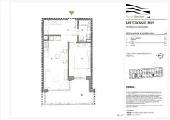 2 pokoje, mieszkanie 43,21 m², piętro 3, oferta nr M35, Royal Garden, Rzeszów, Miłocin, ul. Technologiczna