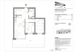3 pokoje, mieszkanie 51,81 m², parter, oferta nr M4, Royal Garden, Rzeszów, Miłocin, ul. Technologiczna