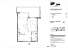 2 pokoje, mieszkanie 43,16 m², piętro 3, oferta nr M42, Royal Garden, Rzeszów, Miłocin, ul. Technologiczna