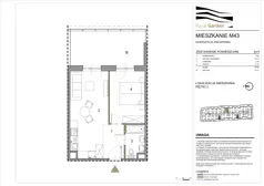 2 pokoje, mieszkanie 39,86 m², piętro 3, oferta nr M43, Royal Garden, Rzeszów, Miłocin, ul. Technologiczna