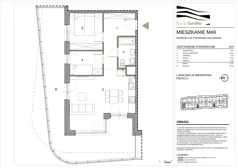3 pokoje, mieszkanie 53,53 m², piętro 4, oferta nr M49, Royal Garden, Rzeszów, Miłocin, ul. Technologiczna