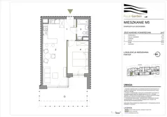 2 pokoje, mieszkanie 42,35 m², parter, oferta nr M5, Royal Garden, Rzeszów, Miłocin, ul. Technologiczna