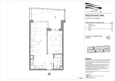 2 pokoje, mieszkanie 43,40 m², piętro 5, oferta nr M64, Royal Garden, Rzeszów, Miłocin, ul. Technologiczna
