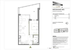 2 pokoje, mieszkanie 43,38 m², piętro 5, oferta nr M65, Royal Garden, Rzeszów, Miłocin, ul. Technologiczna