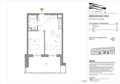 2 pokoje, mieszkanie 39,16 m², piętro 1, oferta nr M93, Royal Garden, Rzeszów, Miłocin, ul. Technologiczna