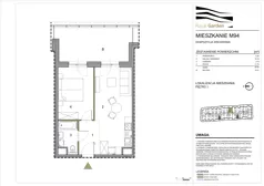 2 pokoje, mieszkanie 39,00 m², piętro 1, oferta nr M94, Royal Garden, Rzeszów, Miłocin, ul. Technologiczna