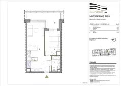 2 pokoje, mieszkanie 42,74 m², piętro 1, oferta nr M95, Royal Garden, Rzeszów, Miłocin, ul. Technologiczna