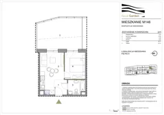 2 pokoje, mieszkanie 30,17 m², piętro 6, oferta nr M146, Royal Garden, Rzeszów, Miłocin, ul. Technologiczna