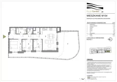 4 pokoje, mieszkanie 64,07 m², piętro 7, oferta nr M154, Royal Garden, Rzeszów, Miłocin, ul. Technologiczna