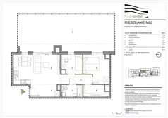 3 pokoje, mieszkanie 56,43 m², piętro 7, oferta nr M82, Royal Garden, Rzeszów, Miłocin, ul. Technologiczna