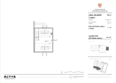 Lokal użytkowy 61,61 m², oferta nr B1.01A., Kamienice Pruszczańskie - lokale usługowe, Pruszcz Gdański, ul. Grunwaldzka 71B, 71D