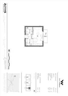 1 pokój, mieszkanie 29,02 m², piętro 1, oferta nr B1.23, Tarasy Wierzycy, Gniew, ul. Leśna