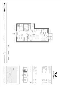 2 pokoje, mieszkanie 48,26 m², piętro 2, oferta nr B1.09, Tarasy Wierzycy, Gniew, ul. Leśna