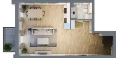 3 pokoje, mieszkanie 63,95 m², piętro 2, oferta nr 4B_18, Nowa Północ, Szczecin, Północ, Stołczyn, ul. Sobola