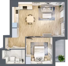 2 pokoje, mieszkanie 44,90 m², piętro 7, oferta nr 7A041, Ursus Centralny, Warszawa, Ursus, Szamoty, ul. Kazimierza Gierdziejewskiego