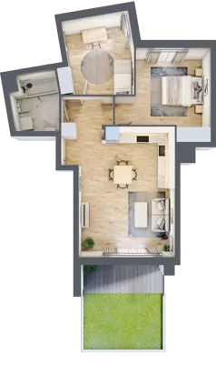 3 pokoje, mieszkanie 58,33 m², parter, oferta nr 7B094, Ursus Centralny, Warszawa, Ursus, Szamoty, ul. Kazimierza Gierdziejewskiego