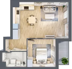 2 pokoje, mieszkanie 44,90 m², piętro 2, oferta nr 7A011, Ursus Centralny, Warszawa, Ursus, Szamoty, ul. Kazimierza Gierdziejewskiego