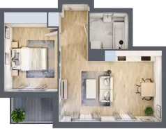2 pokoje, mieszkanie 45,32 m², piętro 5, oferta nr 8B051, Ursus Centralny, Warszawa, Ursus, Szamoty, ul. Kazimierza Gierdziejewskiego