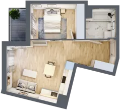 2 pokoje, mieszkanie 42,36 m², piętro 2, oferta nr 9B042, Ursus Centralny, Warszawa, Ursus, Szamoty, ul. Kazimierza Gierdziejewskiego