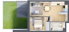 2 pokoje, mieszkanie 36,13 m², parter, oferta nr C085, Grunwald Między Drzewami 3, Poznań, Grunwald, Grunwald Południe, ul. Unii Europejskiej / Smardzewska