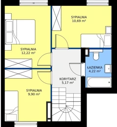 Dom 101,71 m², oferta nr 55_01B, Nowe Warzymice VII, Rajkowo, ul. Spacerowa