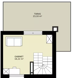 Dom 101,71 m², oferta nr 55_01B, Nowe Warzymice VII, Rajkowo, ul. Spacerowa