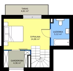 Dom 89,70 m², oferta nr 95_01A, Nowe Warzymice VII, Rajkowo, ul. Spacerowa