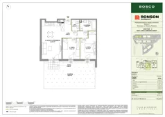 3 pokoje, mieszkanie 61,56 m², piętro 1, oferta nr D051, BOSCO, Warszawa, Białołęka, Białołęka Dworska, ul. Romana Palestera