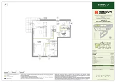 3 pokoje, mieszkanie 64,92 m², piętro 2, oferta nr C039, BOSCO, Warszawa, Białołęka, Białołęka Dworska, ul. Romana Palestera