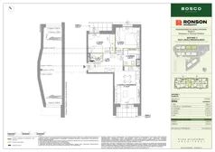 3 pokoje, mieszkanie 52,78 m², piętro 3, oferta nr D056, BOSCO, Warszawa, Białołęka, Białołęka Dworska, ul. Romana Palestera