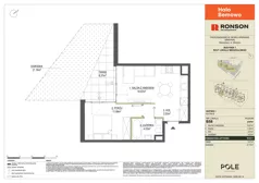 2 pokoje, mieszkanie 36,92 m², piętro 1, oferta nr B65, Halo Bemowo, Warszawa, Bemowo, Koło, ul. Marynin