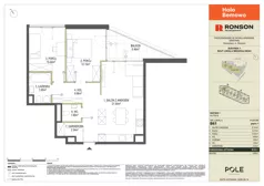 3 pokoje, mieszkanie 62,22 m², piętro 1, oferta nr B61, Halo Bemowo, Warszawa, Bemowo, Koło, ul. Marynin