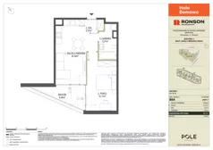 2 pokoje, mieszkanie 43,11 m², piętro 1, oferta nr B64, Halo Bemowo, Warszawa, Bemowo, Koło, ul. Marynin