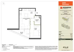 2 pokoje, mieszkanie 36,92 m², piętro 1, oferta nr B65, Halo Bemowo, Warszawa, Bemowo, Koło, ul. Marynin