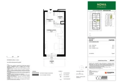 1 pokój, mieszkanie 26,09 m², parter, oferta nr 6A-06, Nowa Północ 2A, Szczecin, Północ, Stołczyn, ul. Sobola