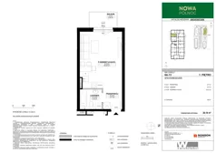 1 pokój, mieszkanie 30,18 m², piętro 1, oferta nr 6A-13, Nowa Północ 2A, Szczecin, Północ, Stołczyn, ul. Sobola