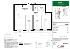4 pokoje, mieszkanie 73,57 m², parter, oferta nr 5B-01, Nowa Północ 2A, Szczecin, Północ, Stołczyn, ul. Sobola