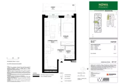 2 pokoje, mieszkanie 38,21 m², piętro 1, oferta nr 5A-14, Nowa Północ 2A, Szczecin, Północ, Stołczyn, ul. Sobola