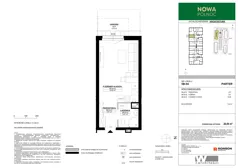 1 pokój, mieszkanie 26,09 m², piętro 1, oferta nr 5A-11, Nowa Północ 2A, Szczecin, Północ, Stołczyn, ul. Sobola
