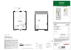 3 pokoje, mieszkanie 63,77 m², piętro 2, oferta nr 5B-19, Nowa Północ 2A, Szczecin, Północ, Stołczyn, ul. Sobola