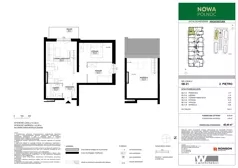 4 pokoje, mieszkanie 66,44 m², piętro 2, oferta nr 5B-21, Nowa Północ 2A, Szczecin, Północ, Stołczyn, ul. Sobola