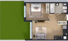 2 pokoje, mieszkanie 35,44 m², parter, oferta nr 8.34, Osiedle Ozon - Etap VII, Kraków, Prądnik Biały, Górka Narodowa, ul. Stefana Banacha/ul. Fryderyka Schillinga