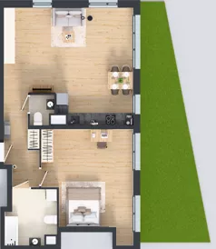 2 pokoje, mieszkanie 74,78 m², parter, oferta nr 11.34, Osiedle Ozon - Etap VII, Kraków, Prądnik Biały, Górka Narodowa, ul. Stefana Banacha/ul. Fryderyka Schillinga