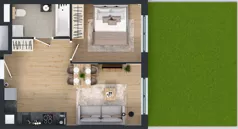 2 pokoje, mieszkanie 38,10 m², parter, oferta nr L 0_M20, Clou Lindego, Kraków, Bronowice, ul. Samuela Bogumiła Lindego 5
