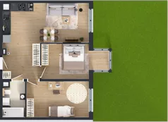 3 pokoje, mieszkanie 58,95 m², parter, oferta nr L 0_M10, Clou Lindego, Kraków, Bronowice, ul. Samuela Bogumiła Lindego 5