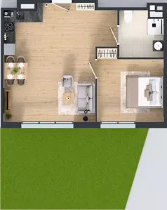 2 pokoje, mieszkanie 52,29 m², parter, oferta nr M4001, Osiedle Ozon - Etap VIII, Kraków, Prądnik Biały, Górka Narodowa, ul. Stefana Banacha/ul. Fryderyka Schillinga