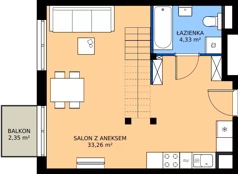 2 pokoje, mieszkanie 37,50 m², piętro 4, oferta nr L 4_M03, Clou Lindego, Kraków, Bronowice, ul. Samuela Bogumiła Lindego 5