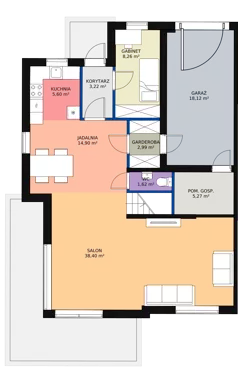 6 pokoi, mieszkanie 204,14 m², parter, oferta nr 18A, Szeroka 140, Warszawa, Rembertów, ul. Szeroka 140