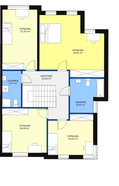 6 pokoi, mieszkanie 203,90 m², parter, oferta nr 18B, Szeroka 140, Warszawa, Rembertów, ul. Szeroka 140